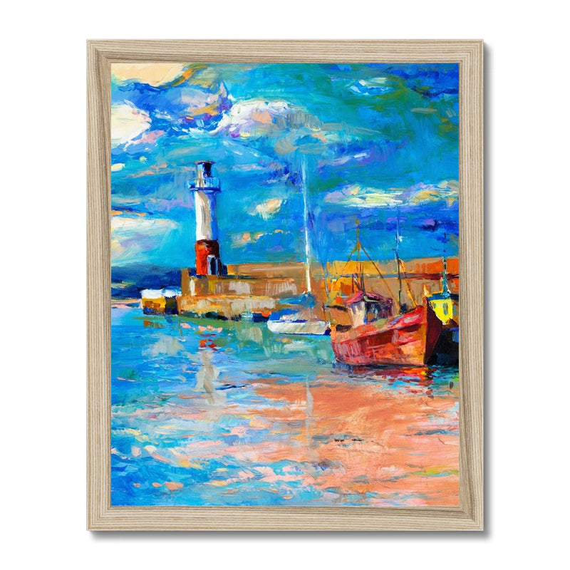 Coastal Relax Framed Print