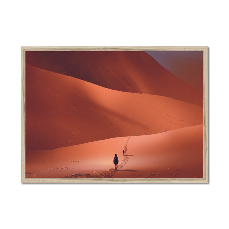 The Journey Ahead Framed Print