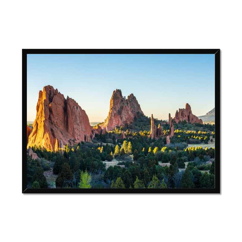 Garden of the Gods Framed Print