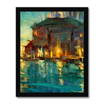 The City Waters Framed Print