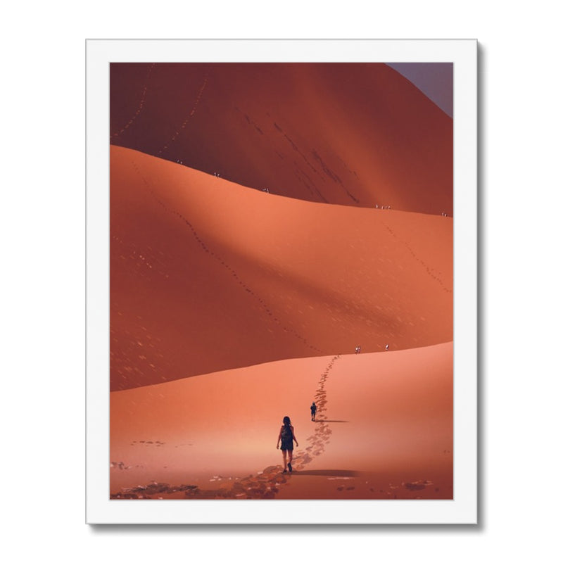 The Journey Ahead Framed Print