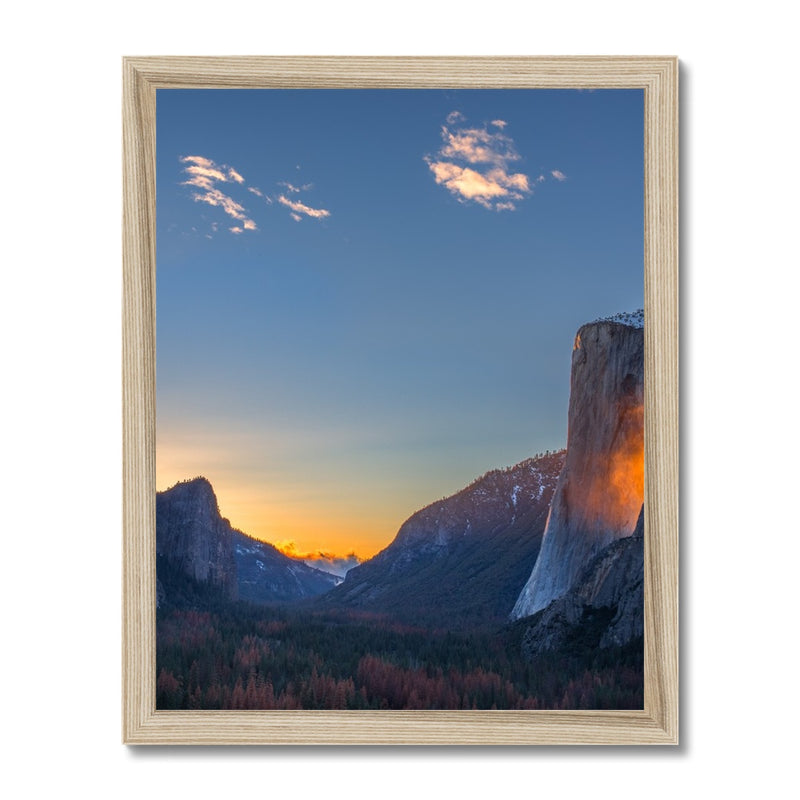 Valiant Rays Framed Print