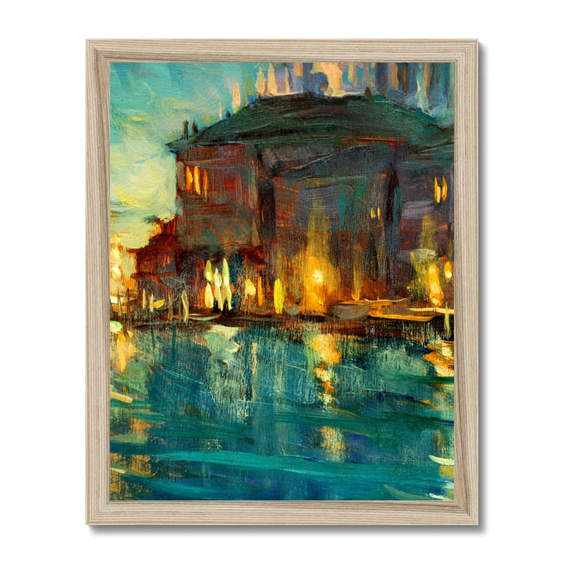 The City Waters Framed Print