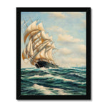 The Sea Ahead Framed Print