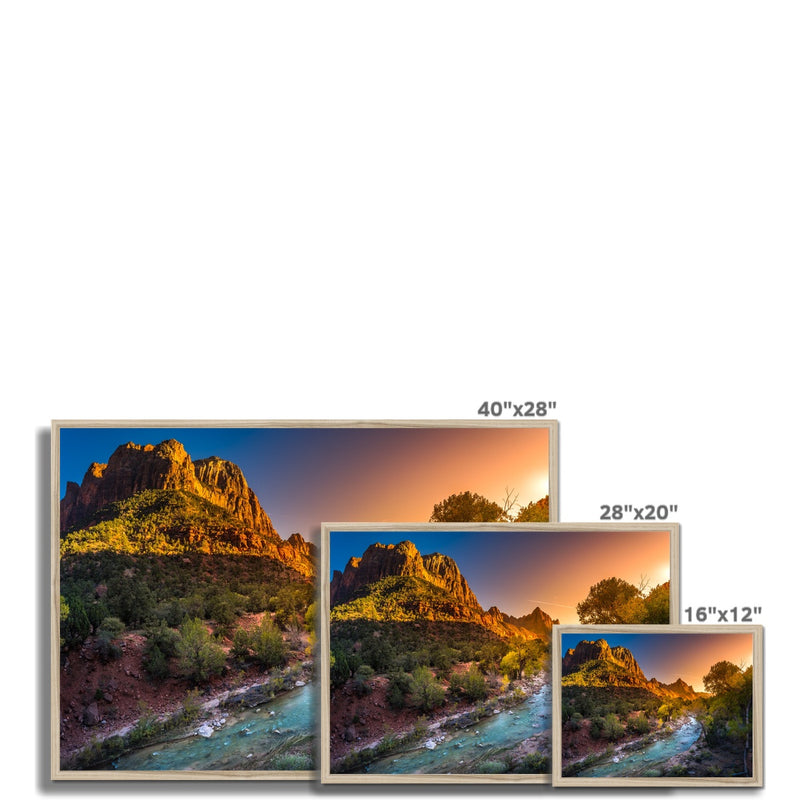 Almighty Zion Framed Print