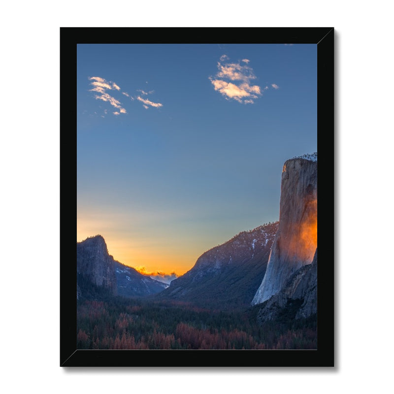 Valiant Rays Framed Print