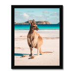 Beach Hopper Framed Print