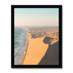 Bermed Coast Framed Print