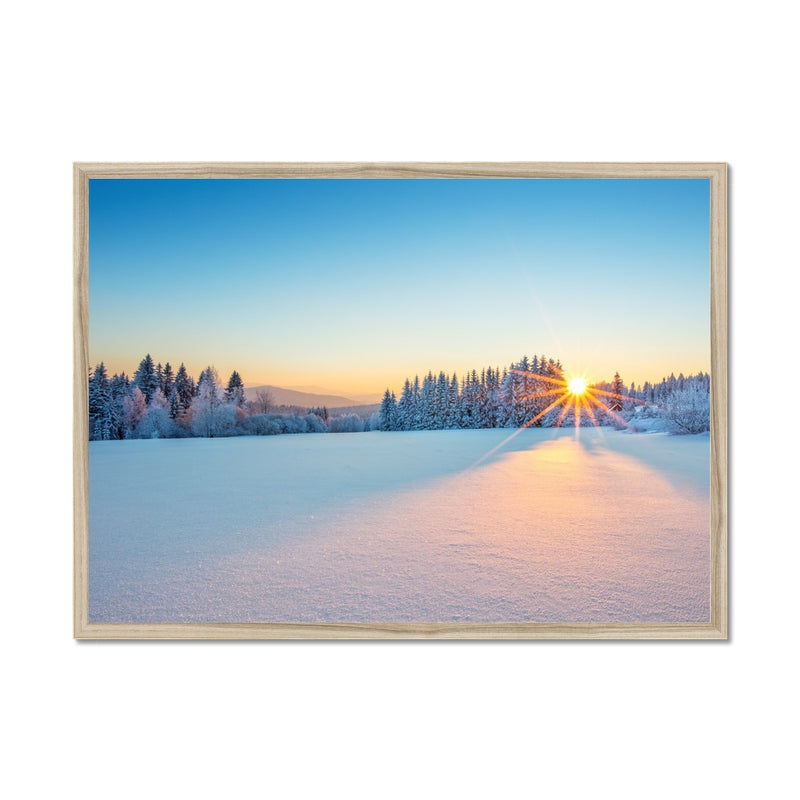 Winter Sunrise Framed Print