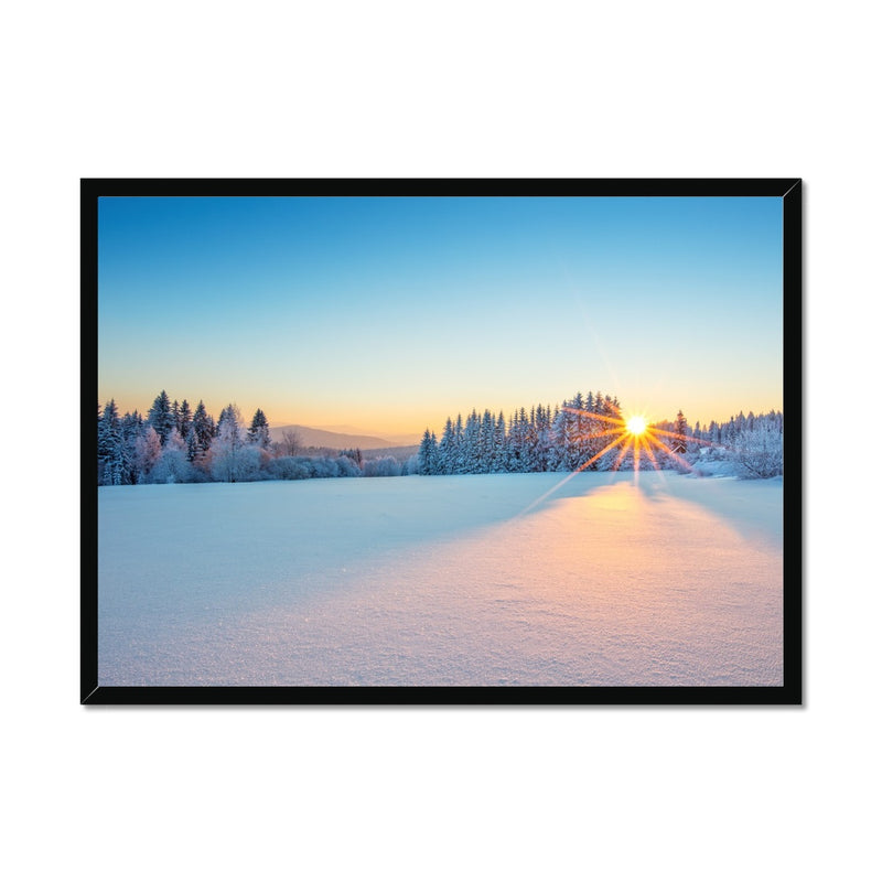 Winter Sunrise Framed Print