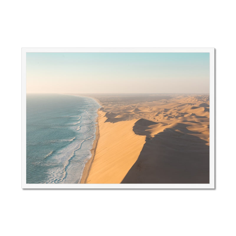 Bermed Coast Framed Print