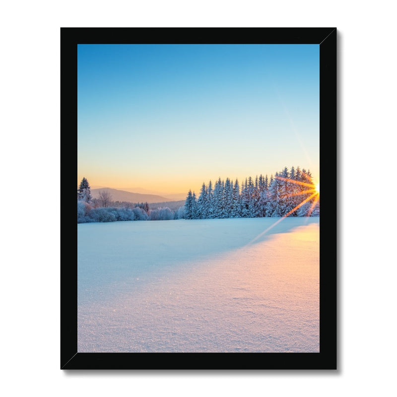 Winter Sunrise Framed Print