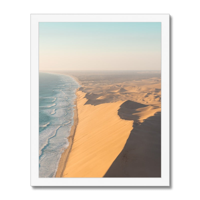 Bermed Coast Framed Print