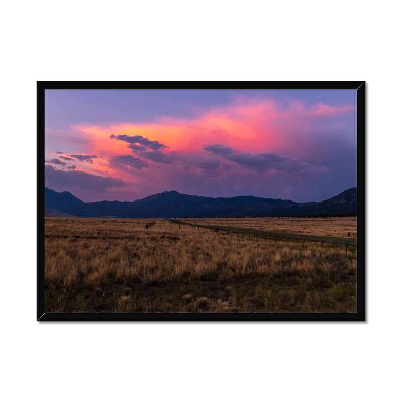 Easy Pastures Framed Print