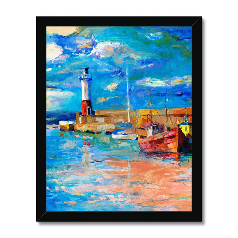 Coastal Relax Framed Print