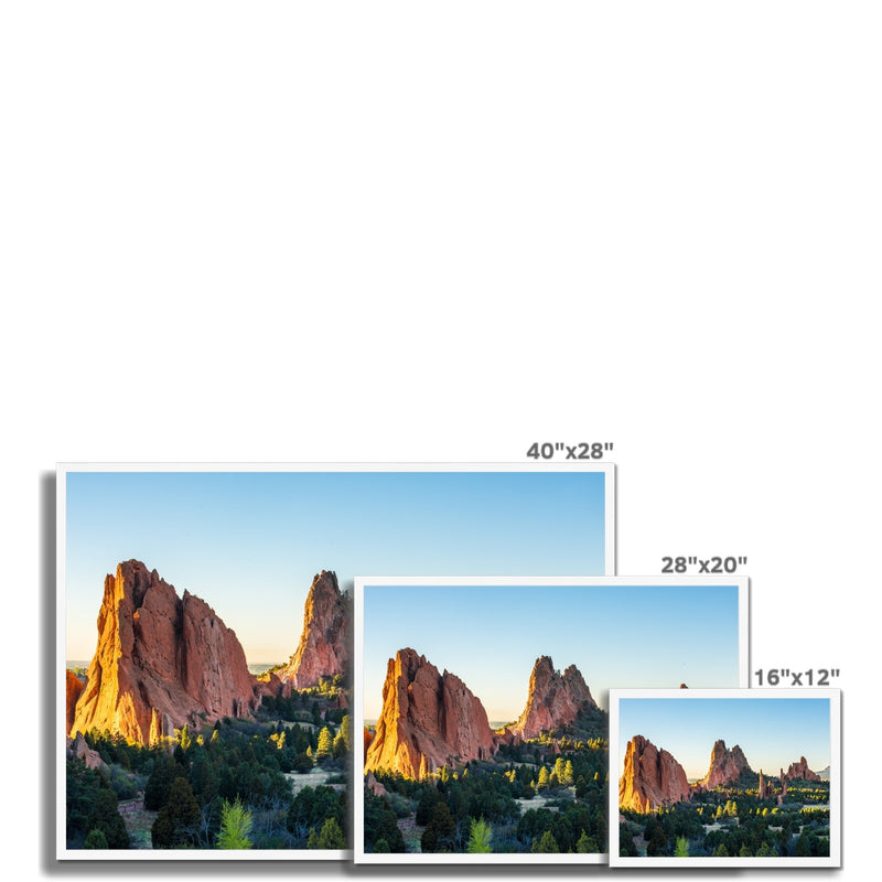 Garden of the Gods Framed Print